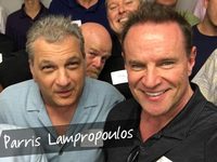 Jon Benson with Parris Lampropoulos